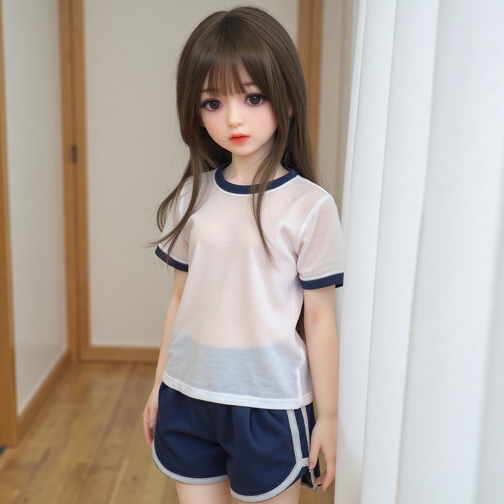 108cm/3.55ft Cute Flat Chest Sex Doll – Dana