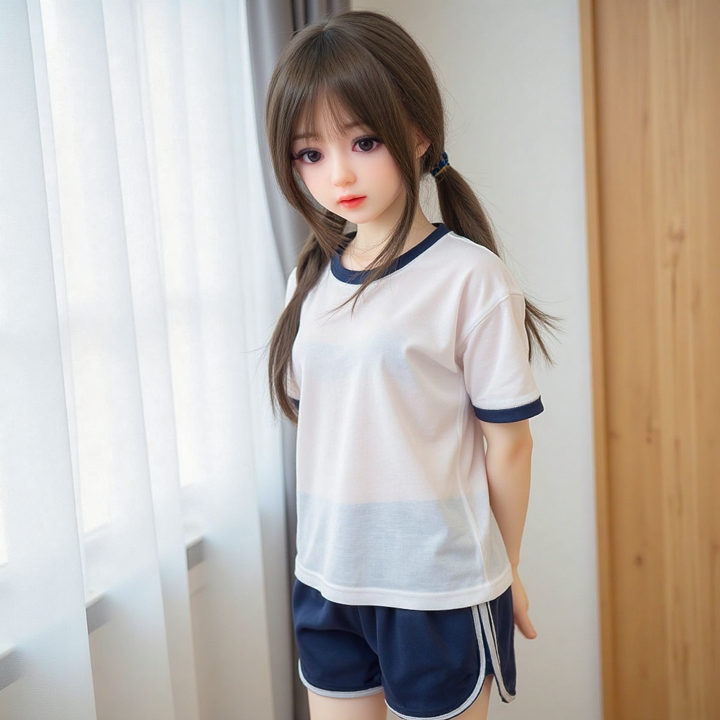 108cm/3.55ft Cute Flat Chest Sex Doll – Dana