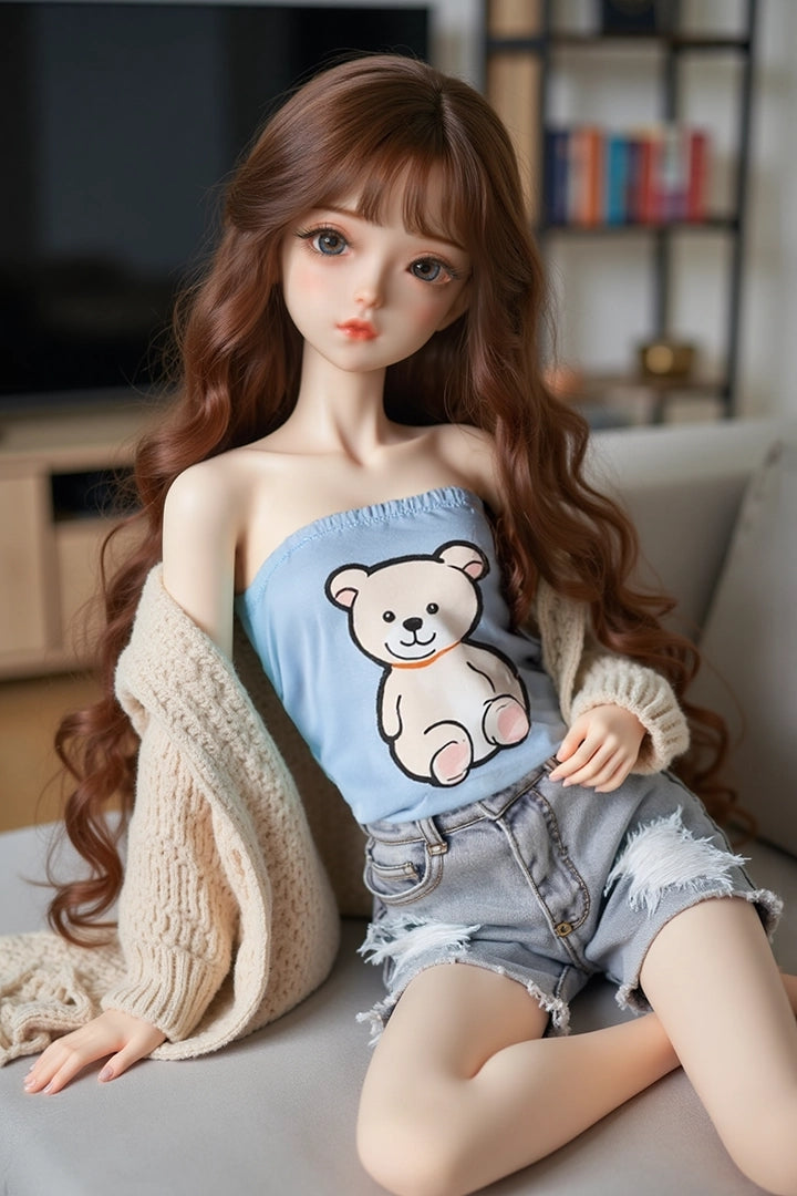 60cm/1.97ft Lifelike Cute Mini Sex Doll – Cherry