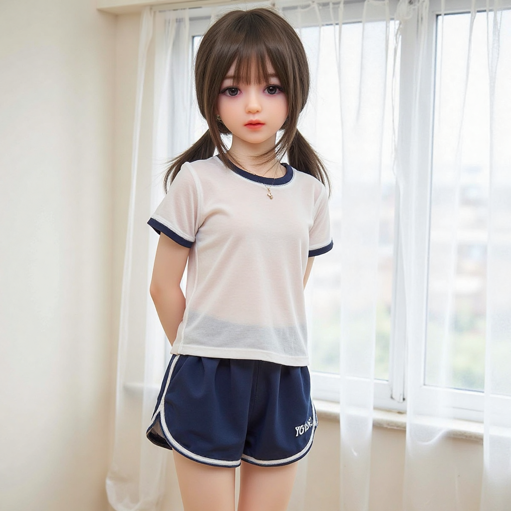 108cm/3.55ft Cute Flat Chest Sex Doll – Dana