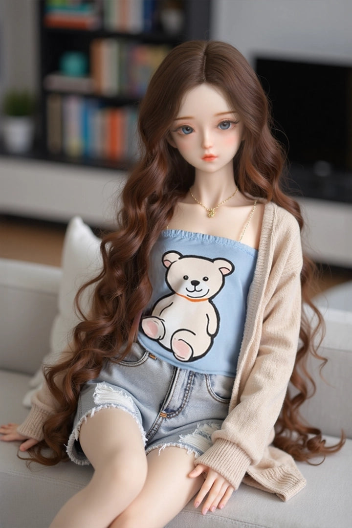 60cm/1.97ft Lifelike Cute Mini Sex Doll – Cherry
