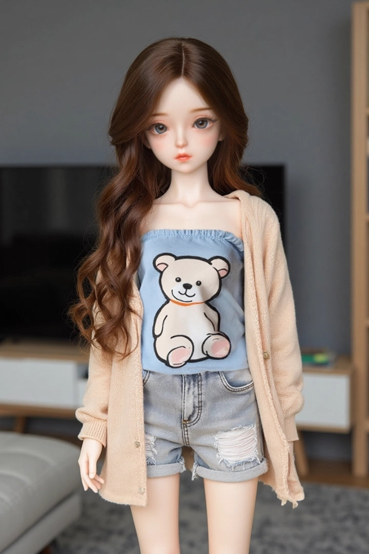 60cm/1.97ft Lifelike Cute Mini Sex Doll – Cherry