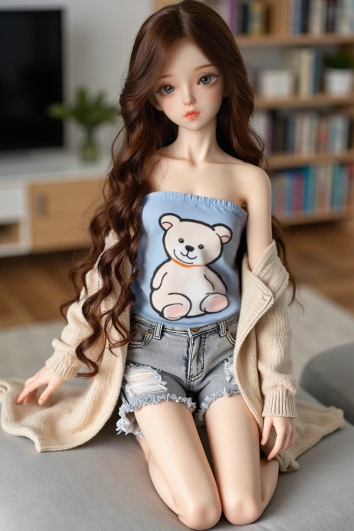 60cm/1.97ft Lifelike Cute Mini Sex Doll – Cherry